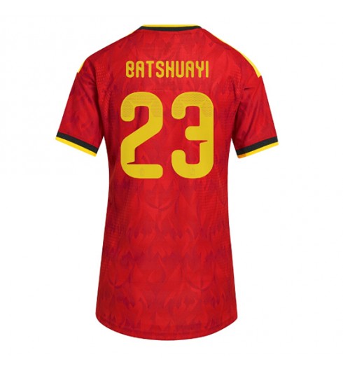 Belgia Michy Batshuayi #23 Kotipaita Naisten MM-kisat 2026 Lyhythihainen Belgia Michy Batshuayi #23 Kotipaita Naisten MM-kisat 2026 Lyhythihainen